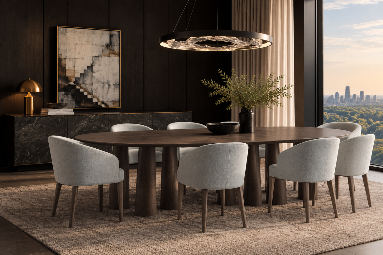 Dining room designed for the professional trade