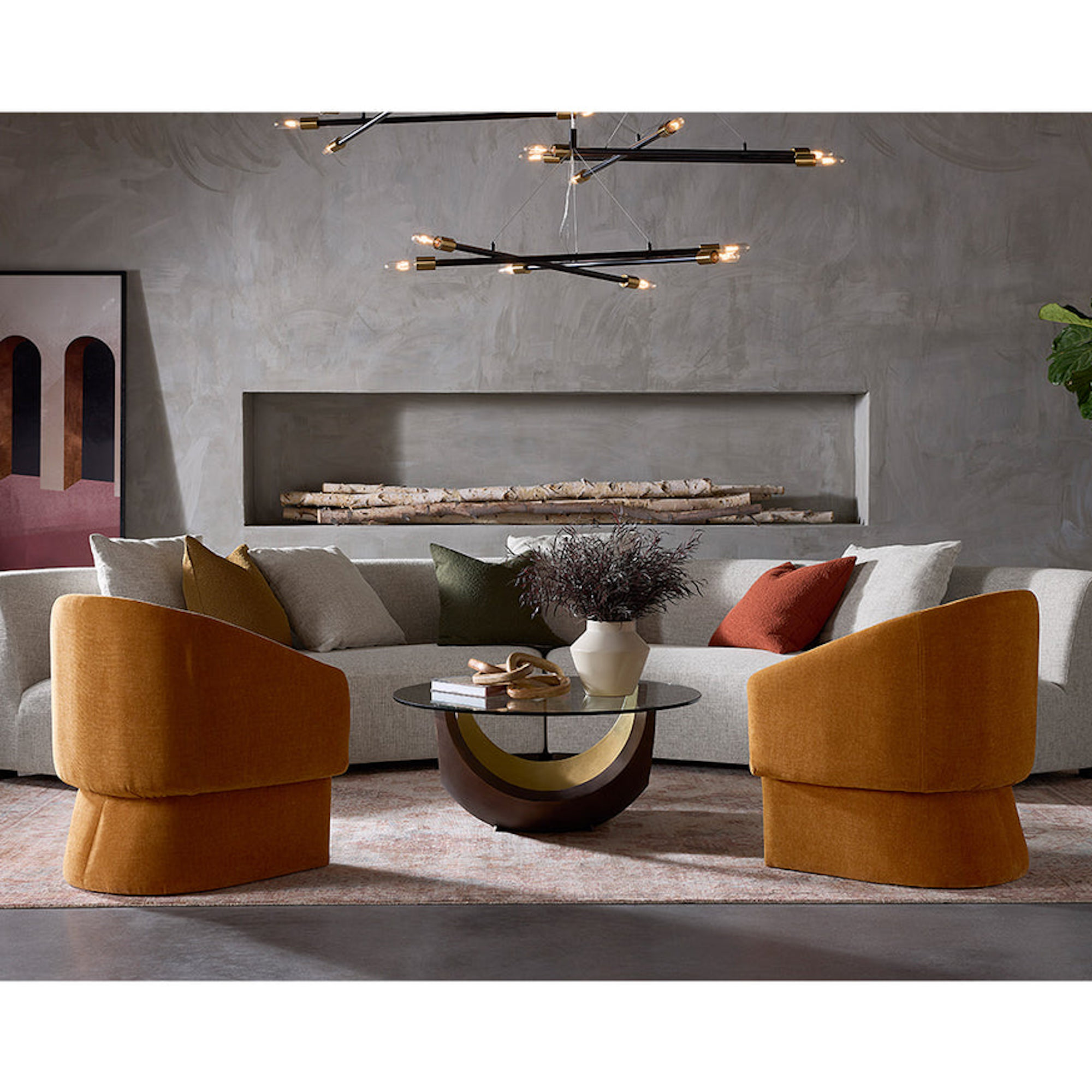 Lauryn Lounge Chair - Danny Amber