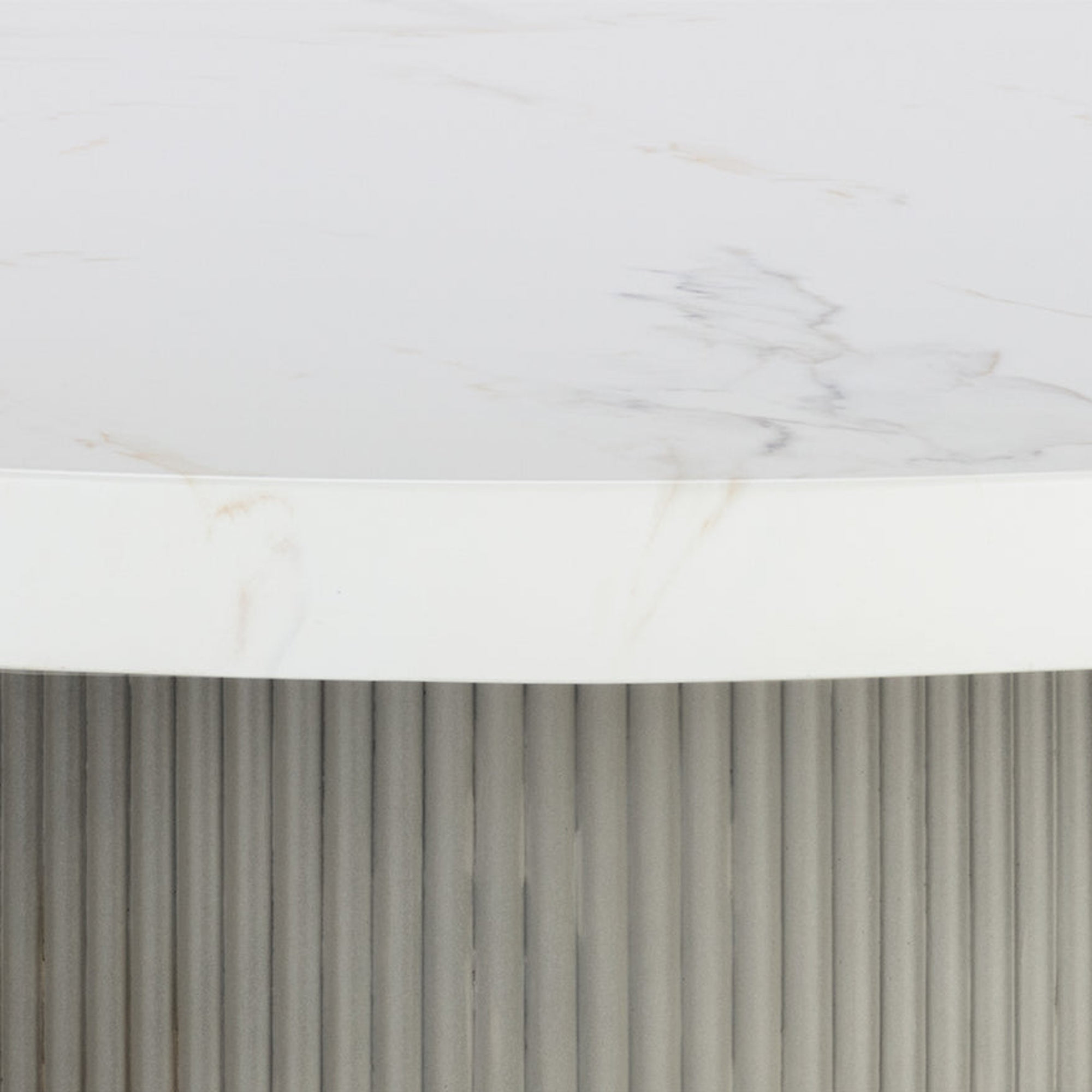 Nicolette Dining Table - Marble Look - 55”