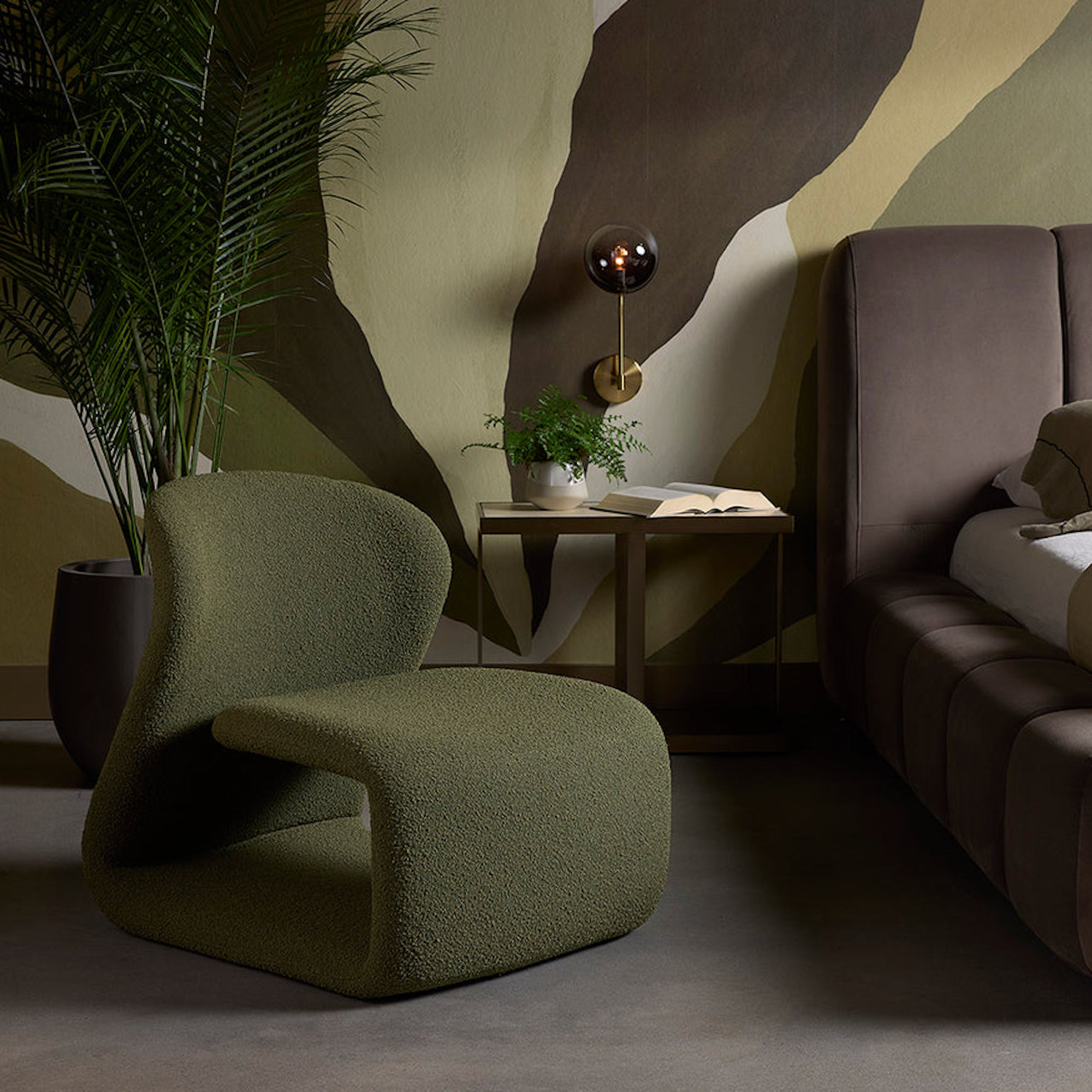 Sophiene Lounge Chair - Copenhagen Olive