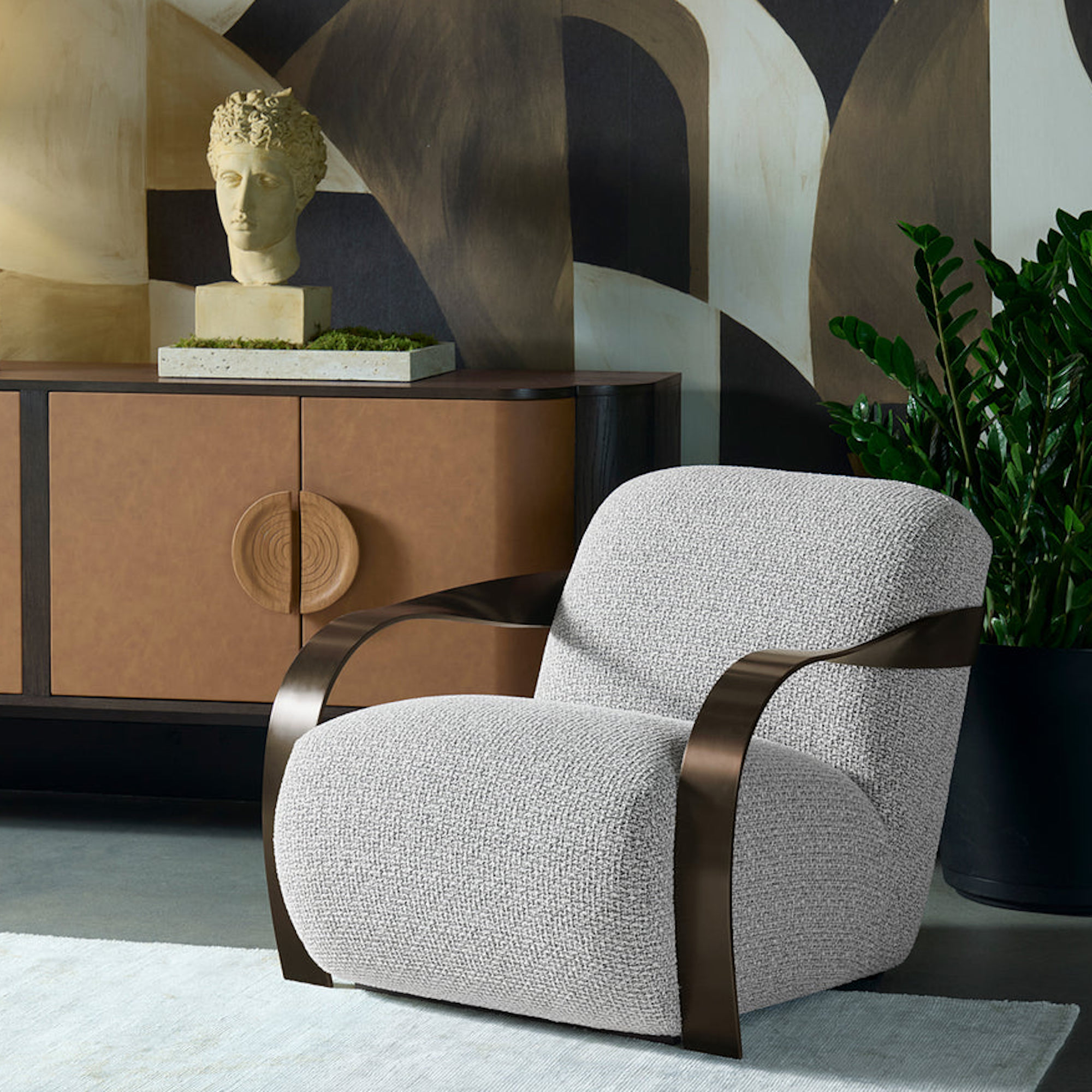Sonesta Lounge Chair - Dark Bronze