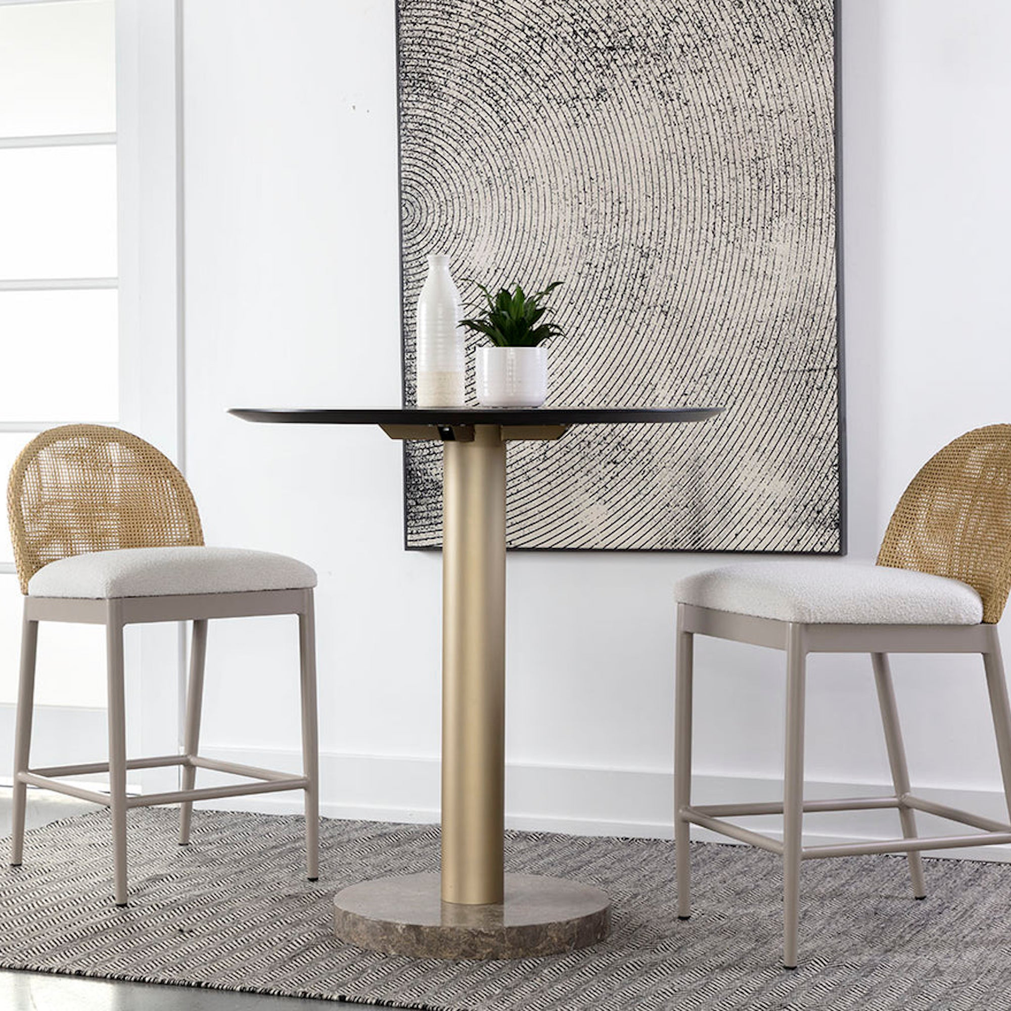 Calandri Counter Stool - Natural