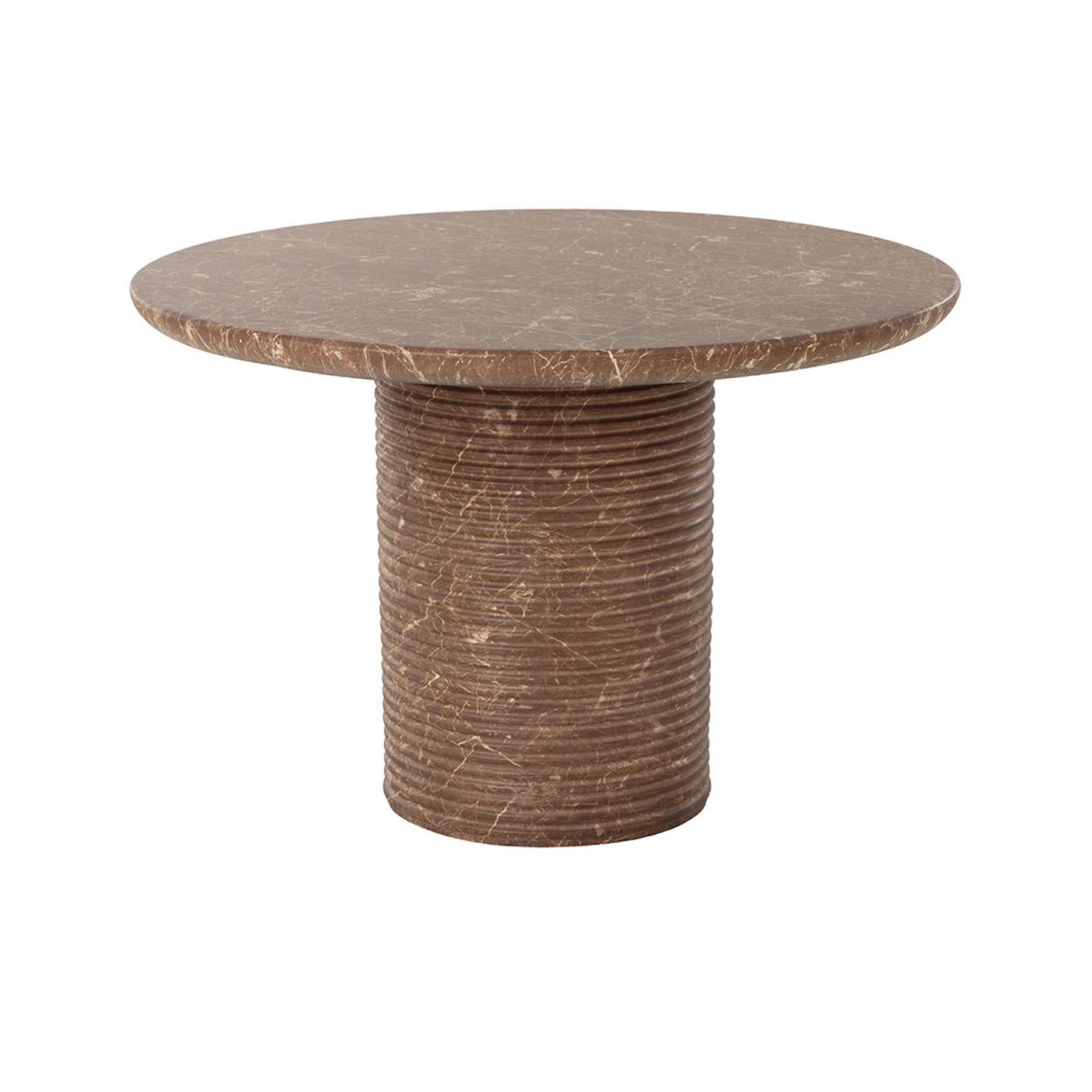 Riva Dining Table - Mocha Marble Look 43"