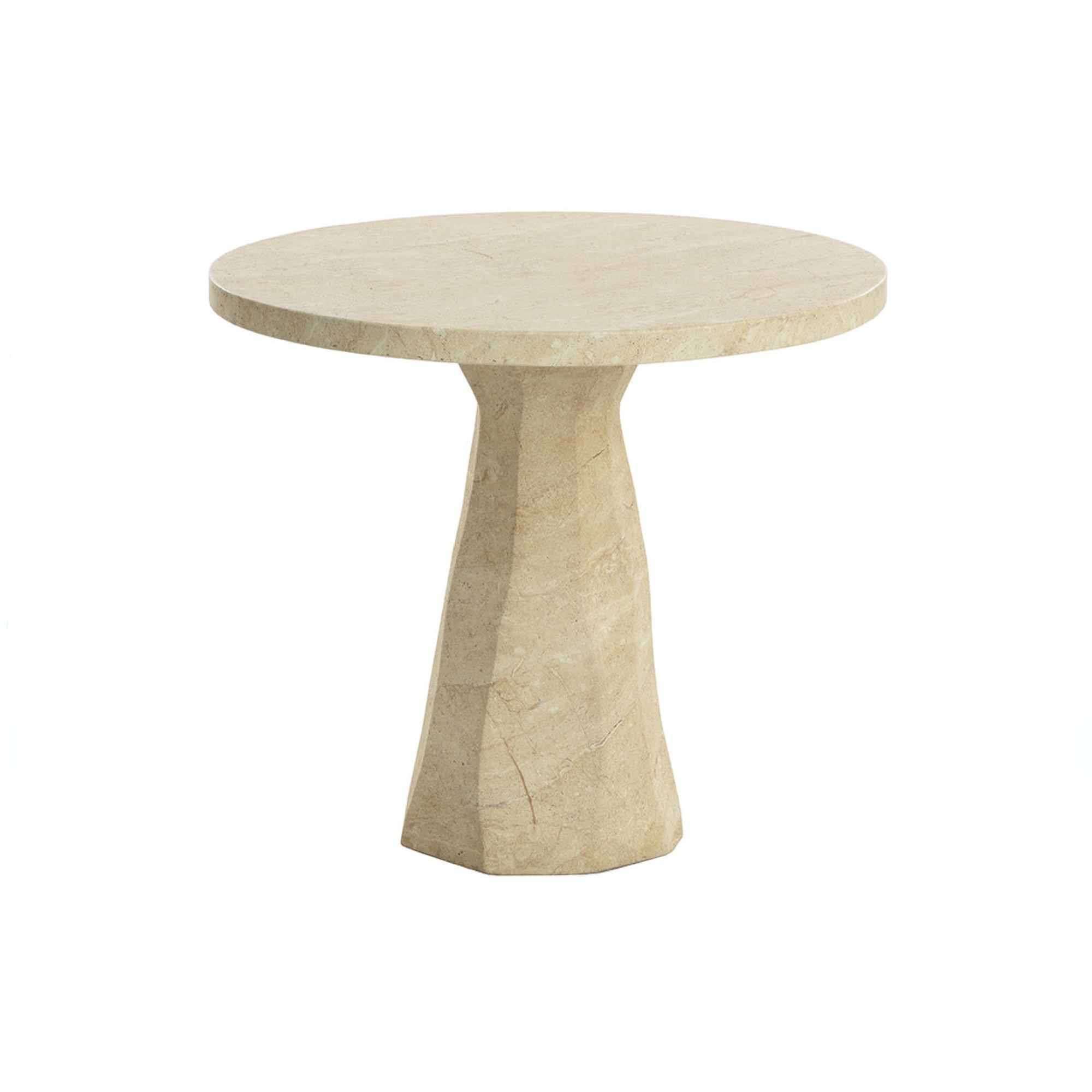 Kliff Bistro Table - Travertine Look - 34"