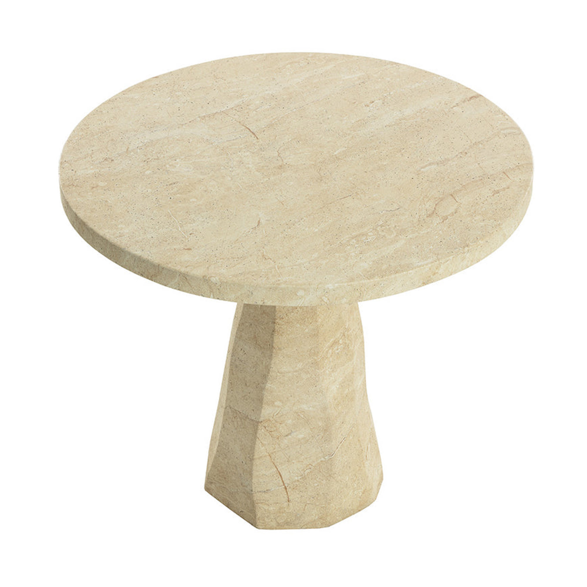 Kliff Bistro Table - Travertine Look - 34"