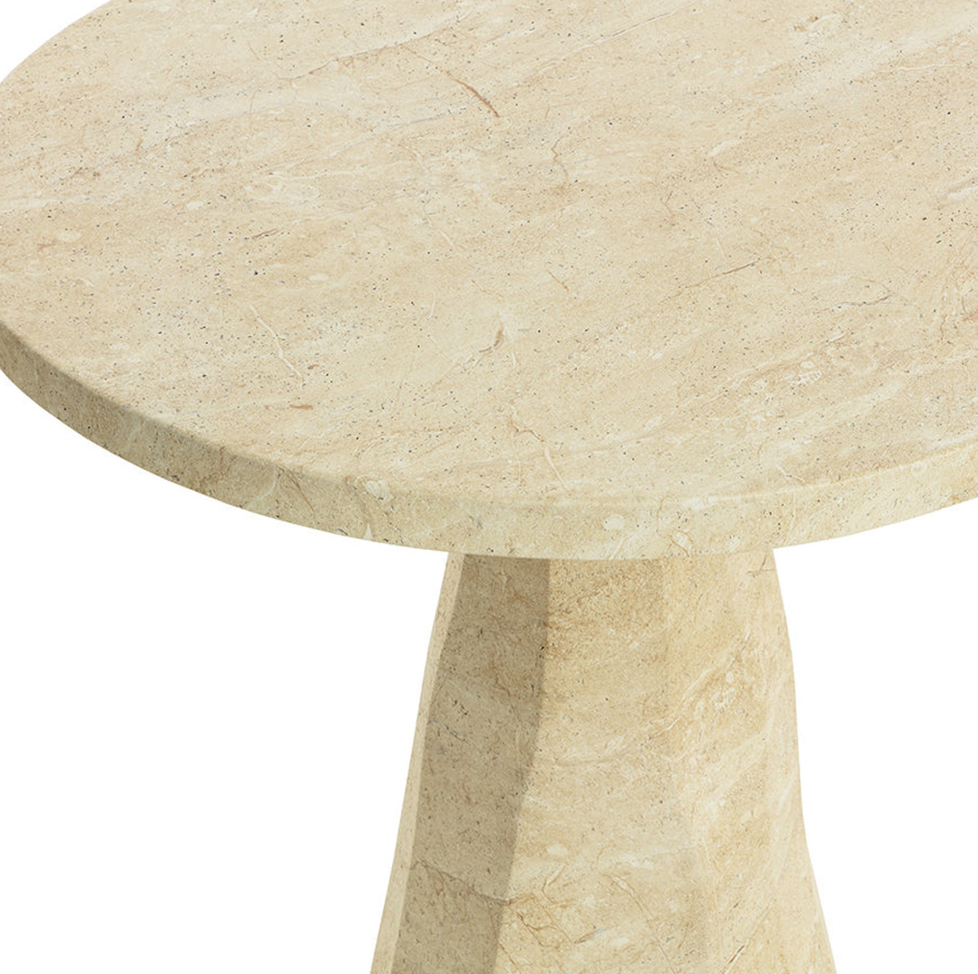 Kliff Bistro Table - Travertine Look - 34"