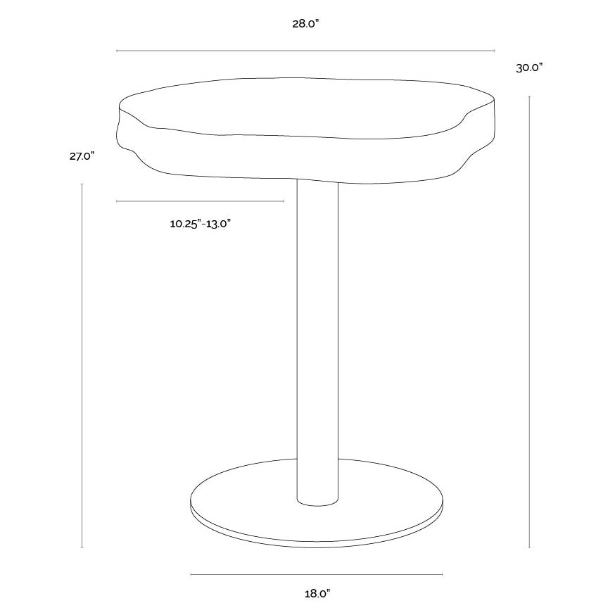 Delmont Bistro Table - 28"
