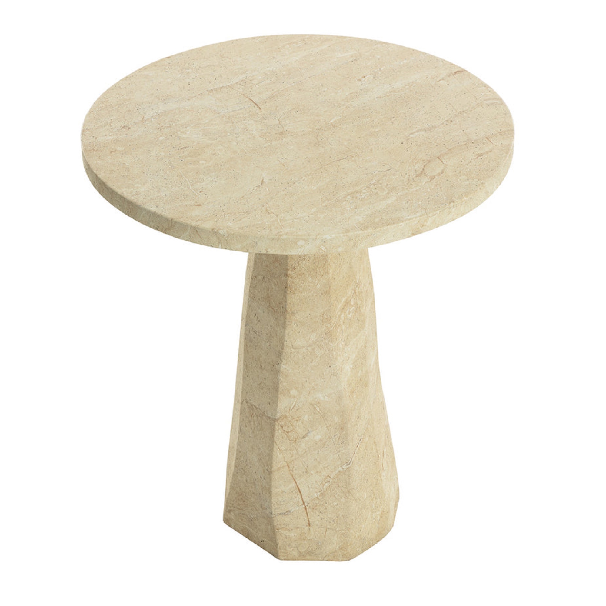 Kliff Bar Table - Travertine Look