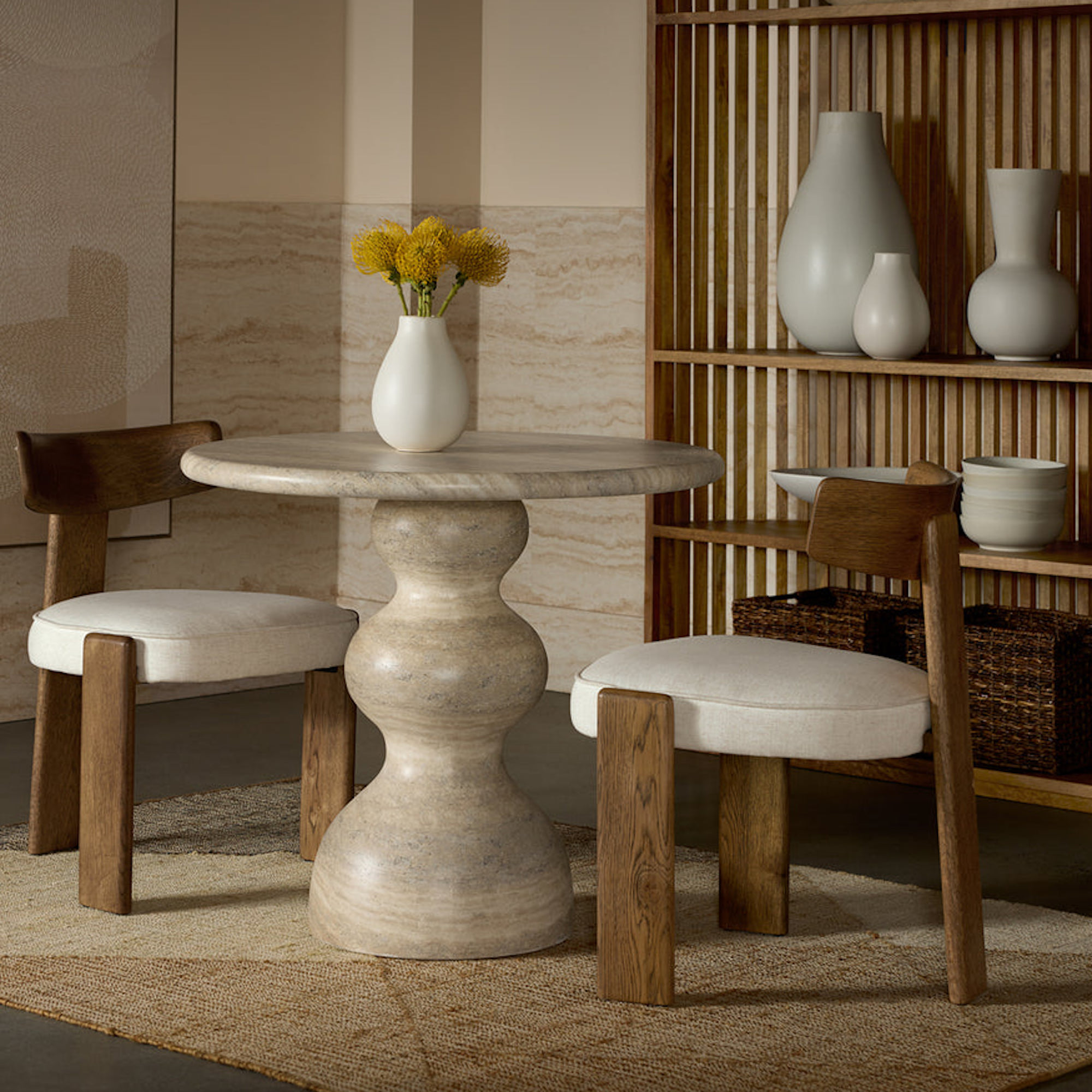 Raul Bistro Table - Taupe 34"