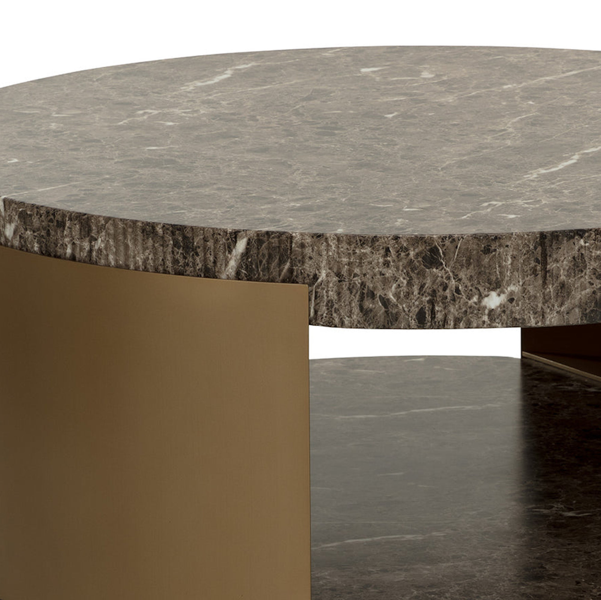 Cavette Coffee Table - Marble Look