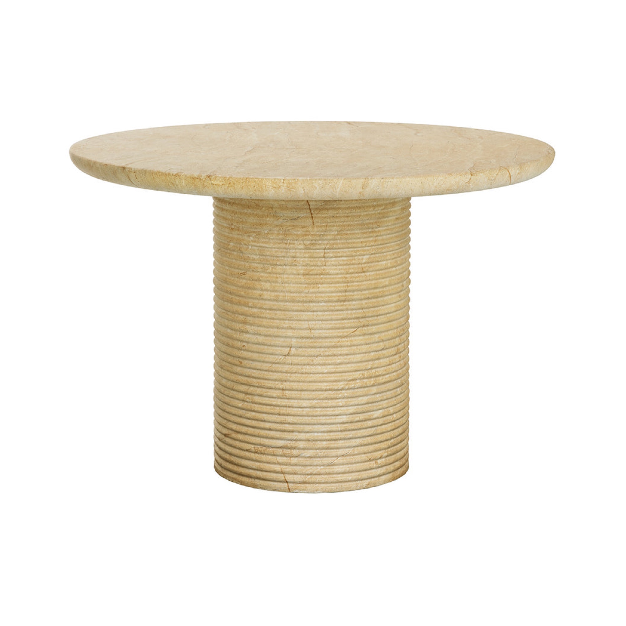 Riva Dining Table - Travertine Look 43"