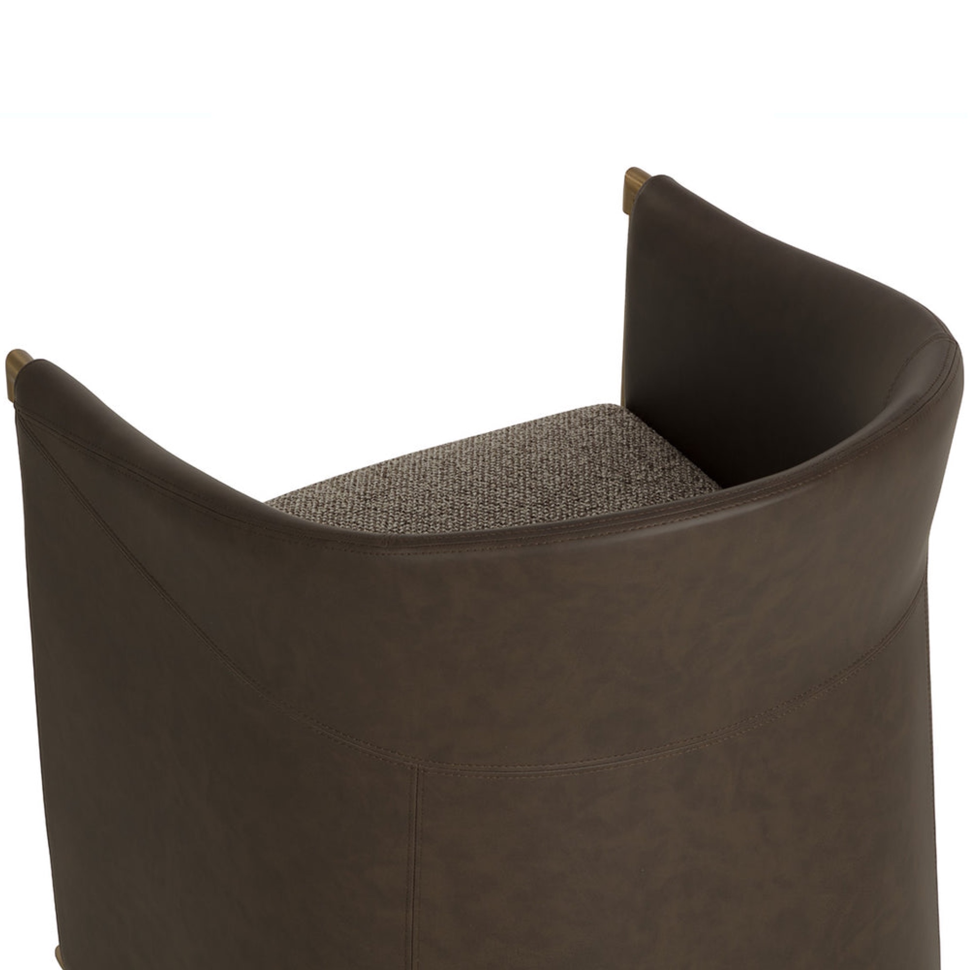 Leontine Swivel Lounge Chair - Espresso