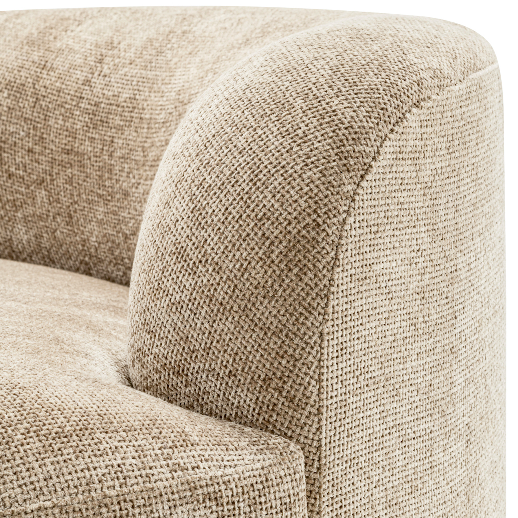 Björn Round Sofa - Lyssa sand