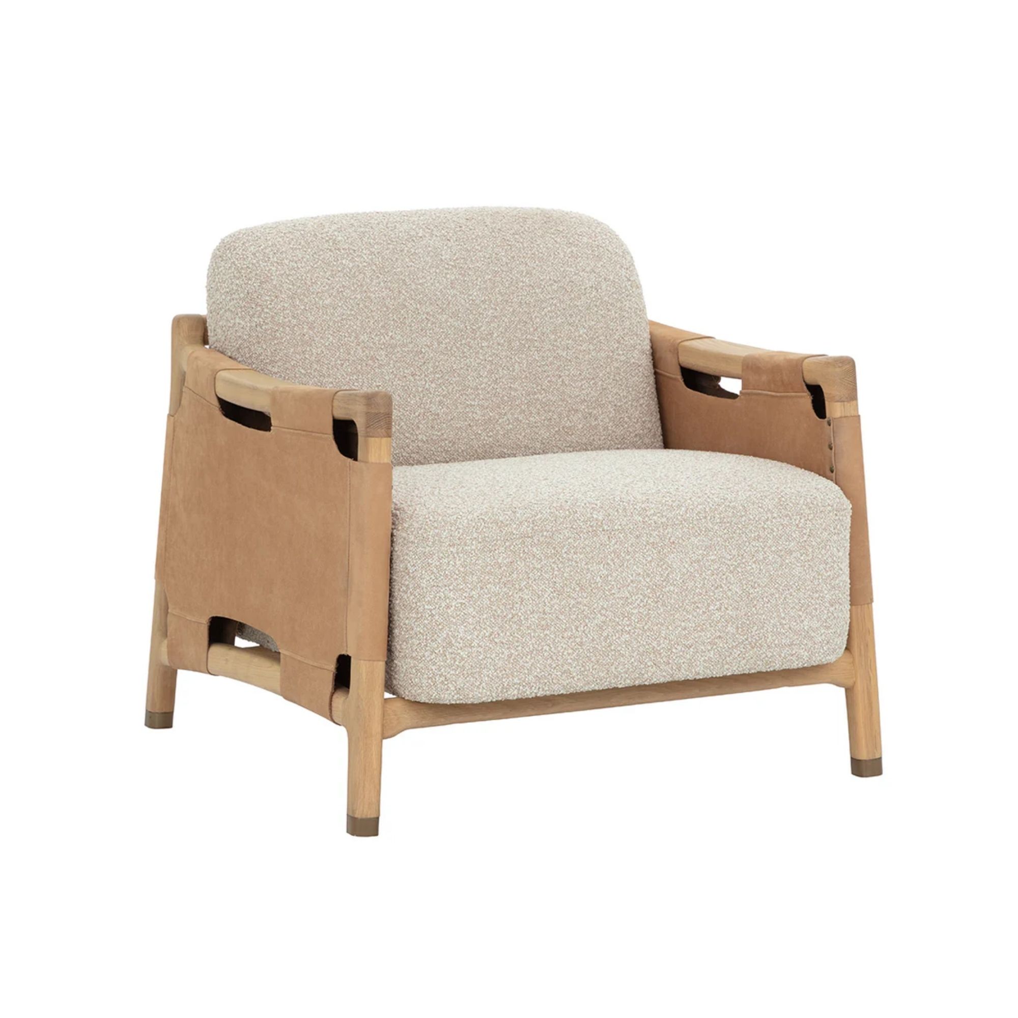 Calloway Lounge Chair - Light Oak