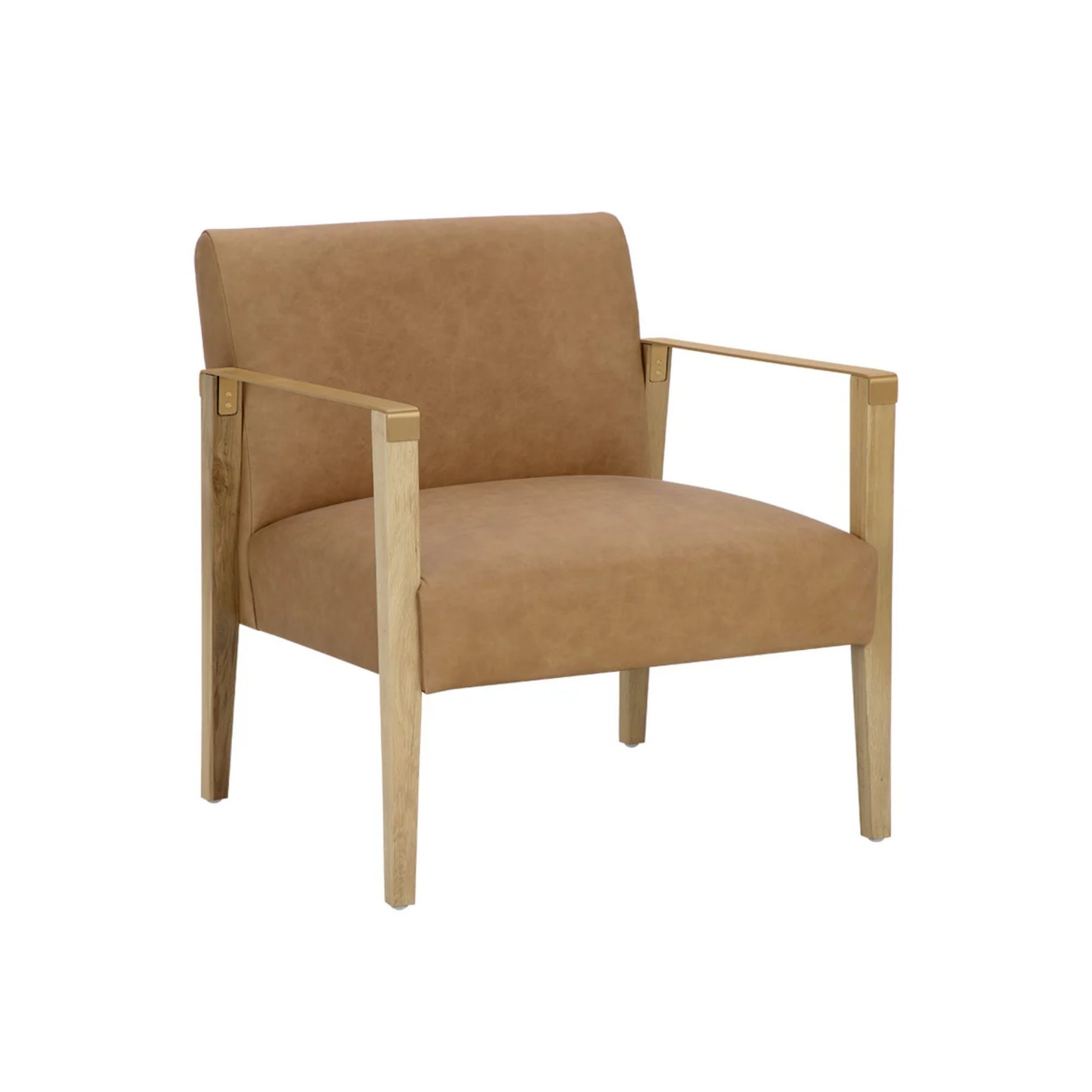 Earl Lounge Chair - Rustic Oak