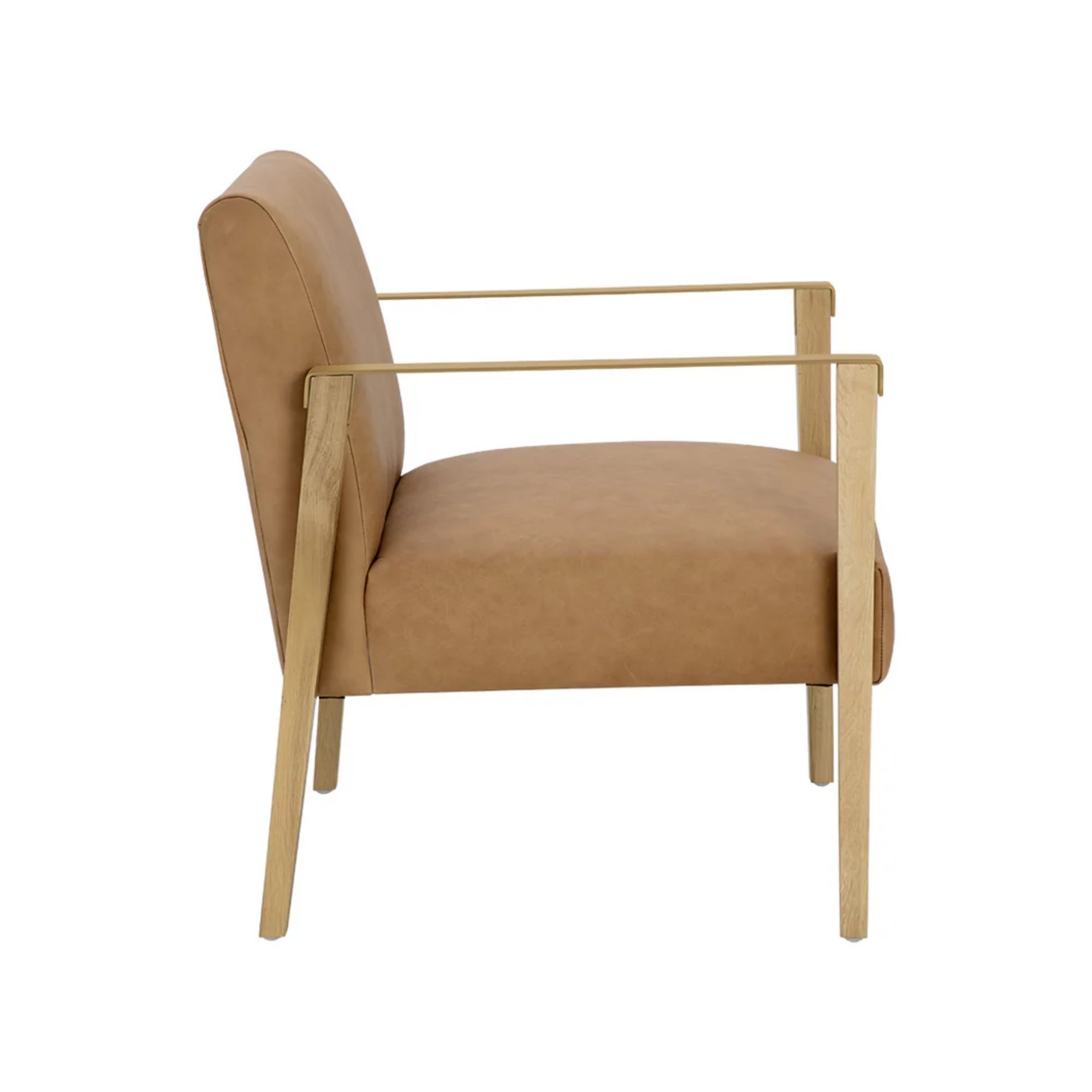 Earl Lounge Chair - Rustic Oak