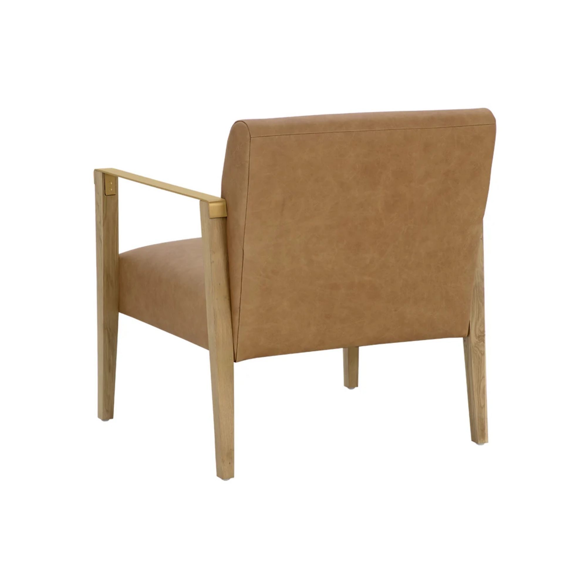 Earl Lounge Chair - Rustic Oak