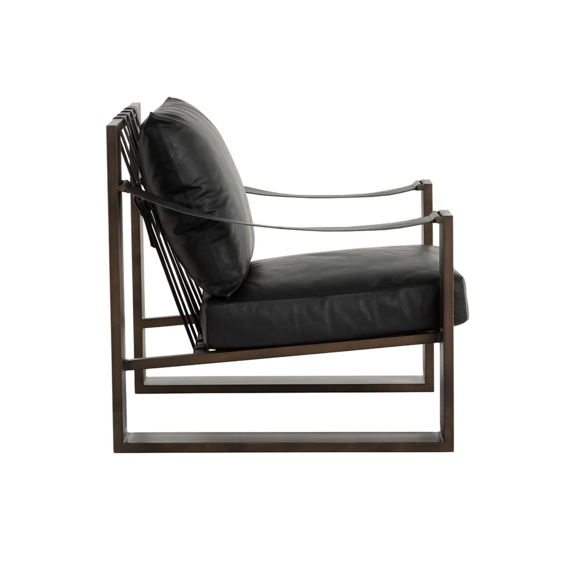 Berke Lounge Chair - Antique Bronze