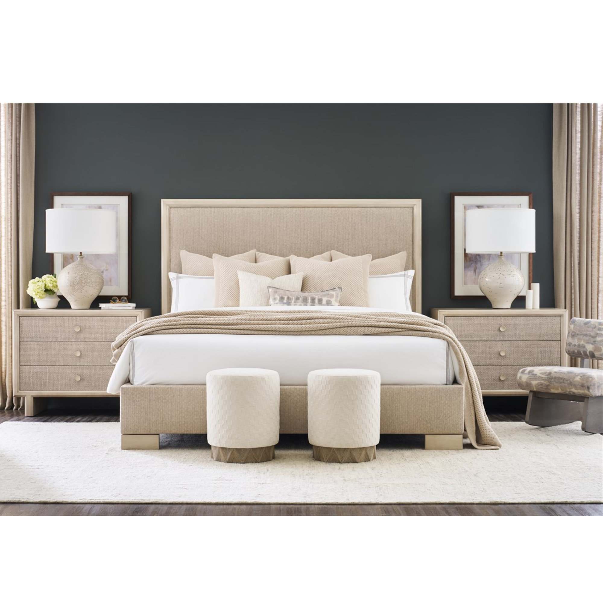 Ashby Large 3 Drawer Nightstand