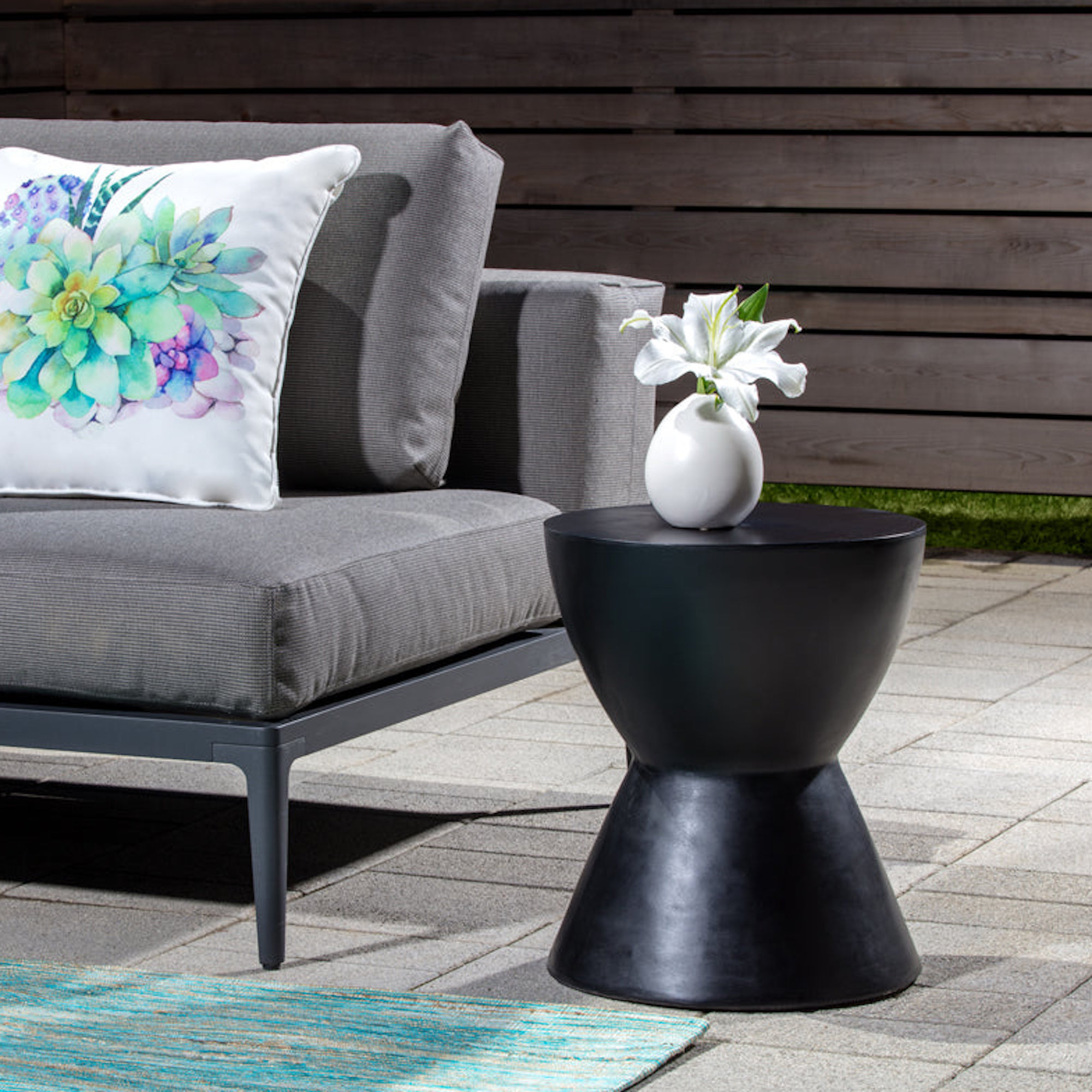 Logan End Table - Black