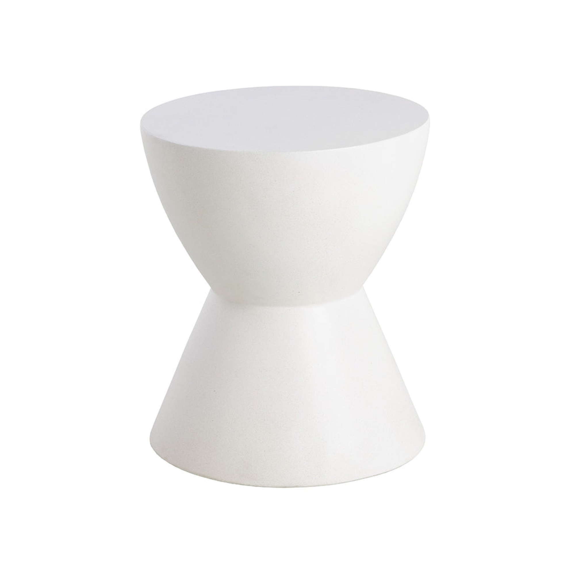 Logan End Table - White