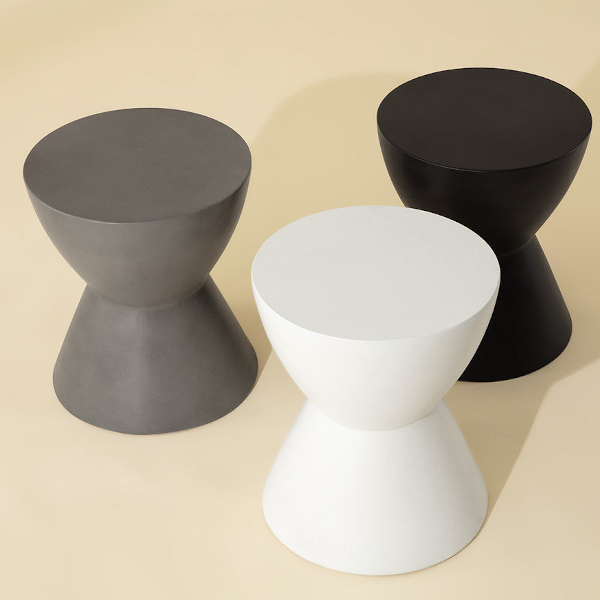 Logan End Table - White