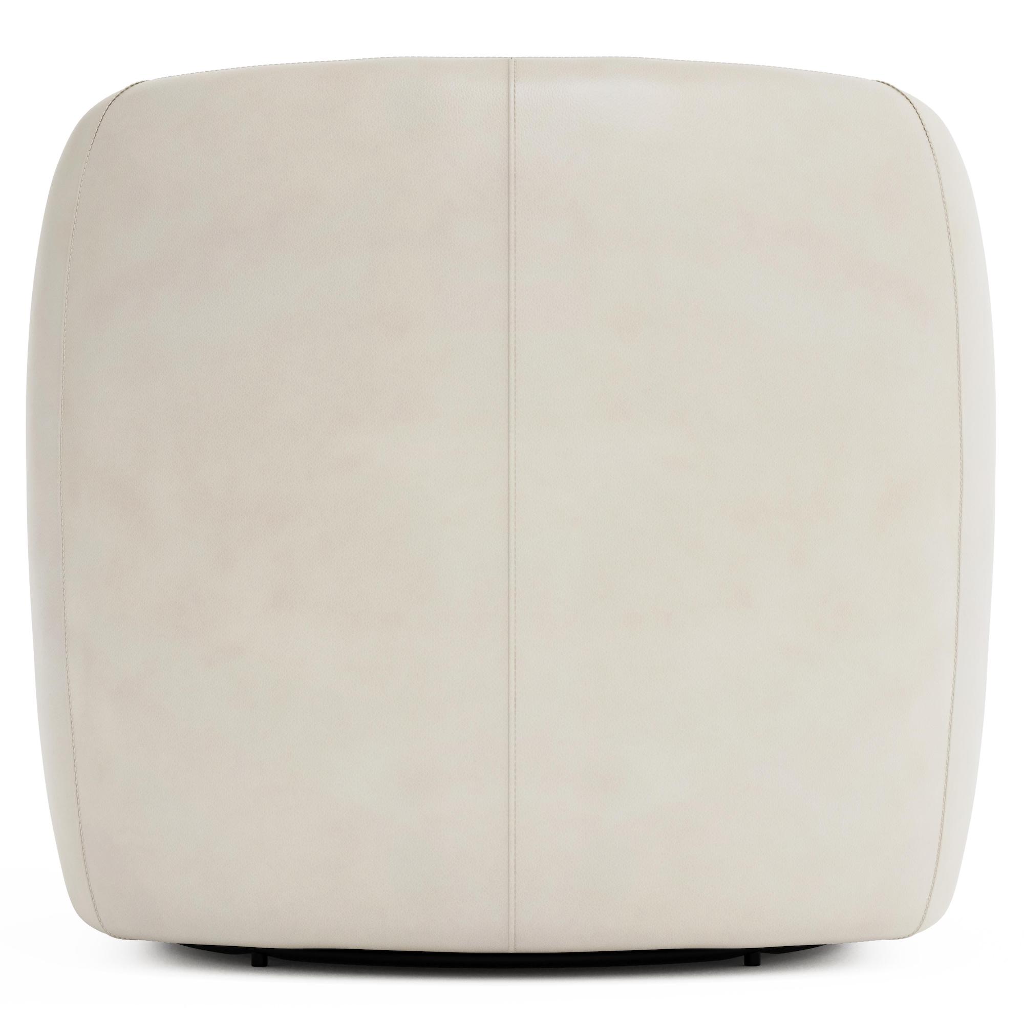 Aline Leather Swivel Chair