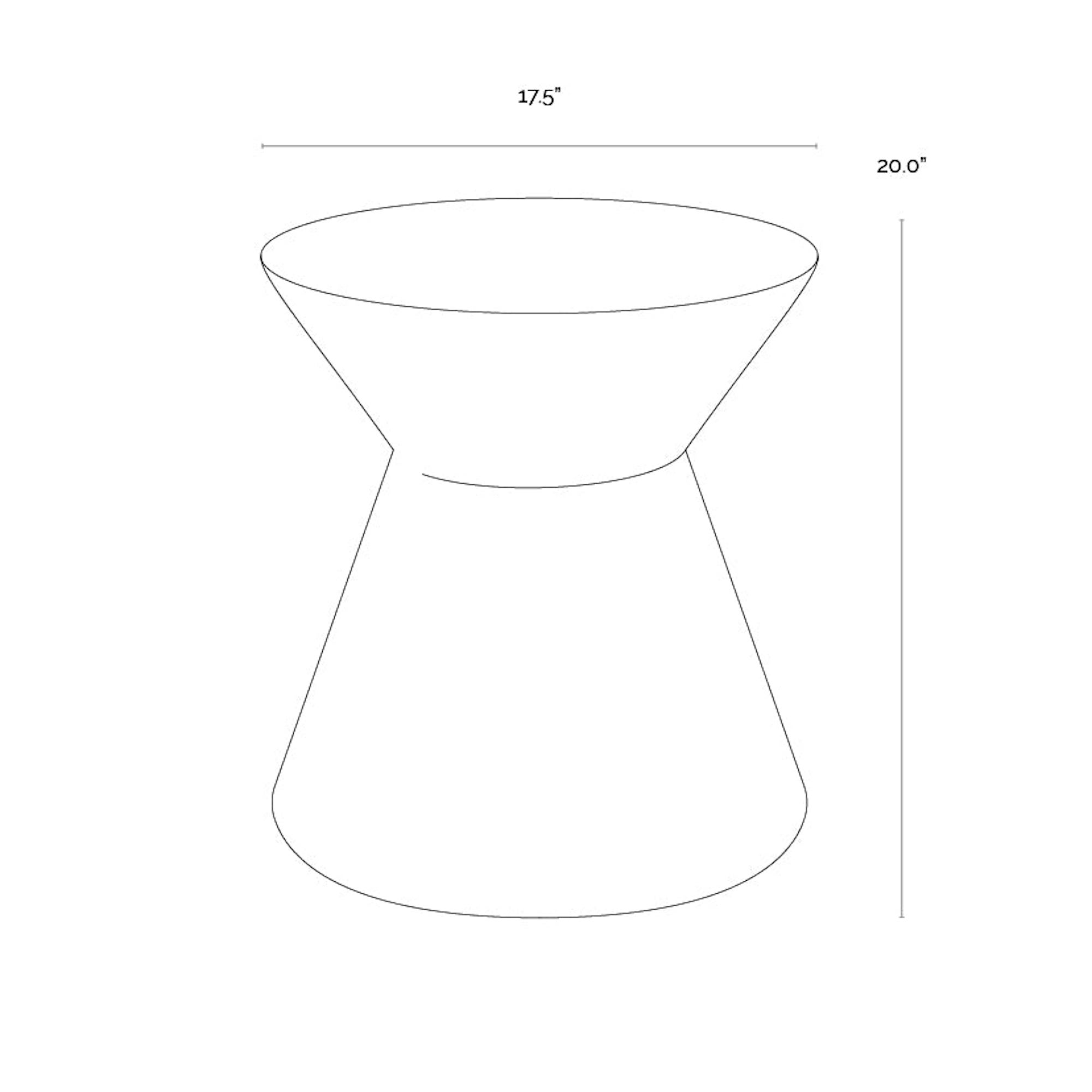 Astley End Table - Grey