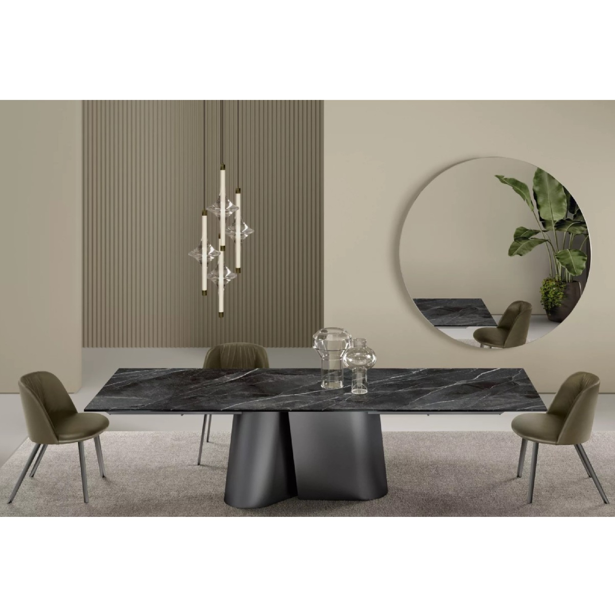 Kimono Rectangular Extending Dining Table