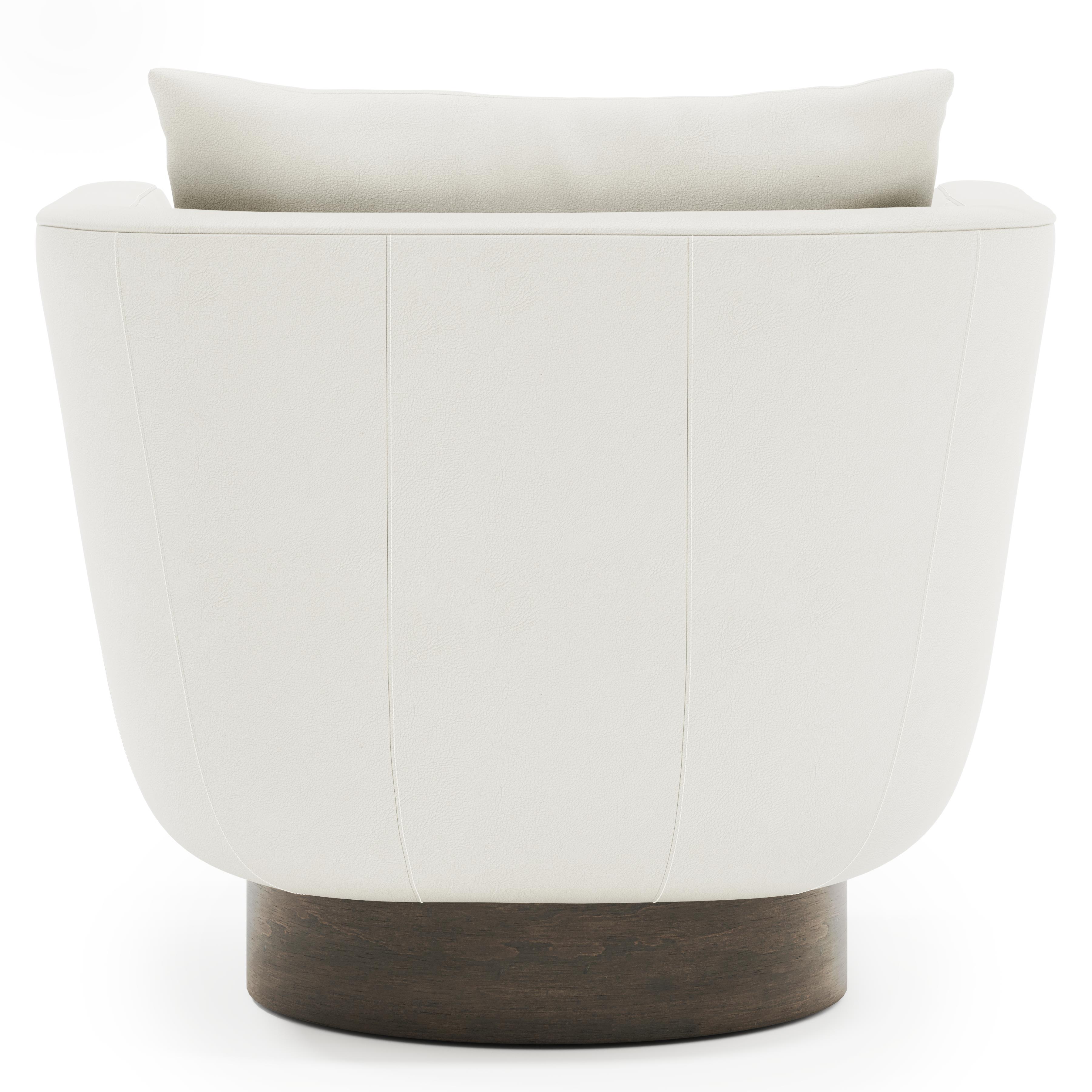 Gemma Leather Swivel Chair