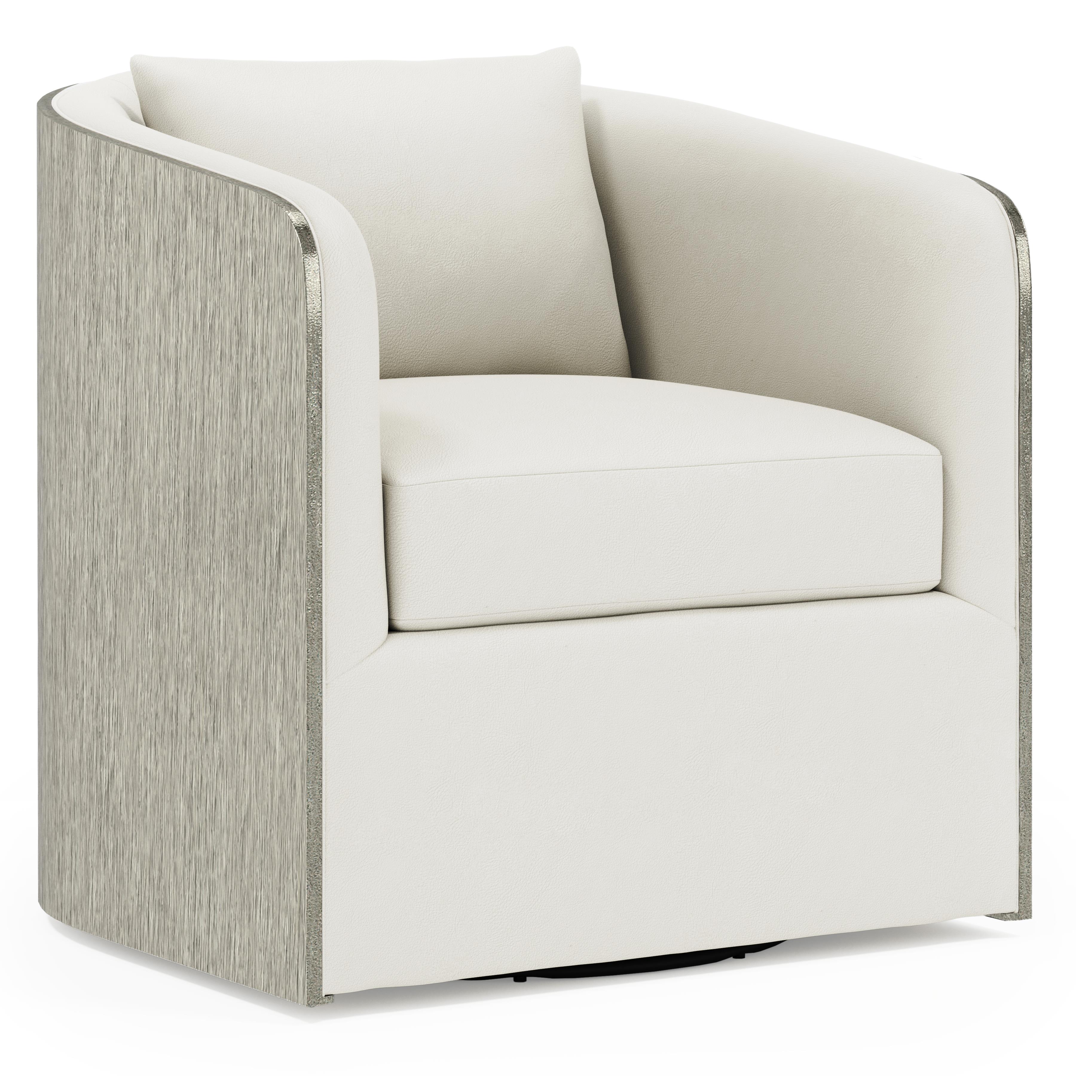 Eliot Leather Swivel Chair