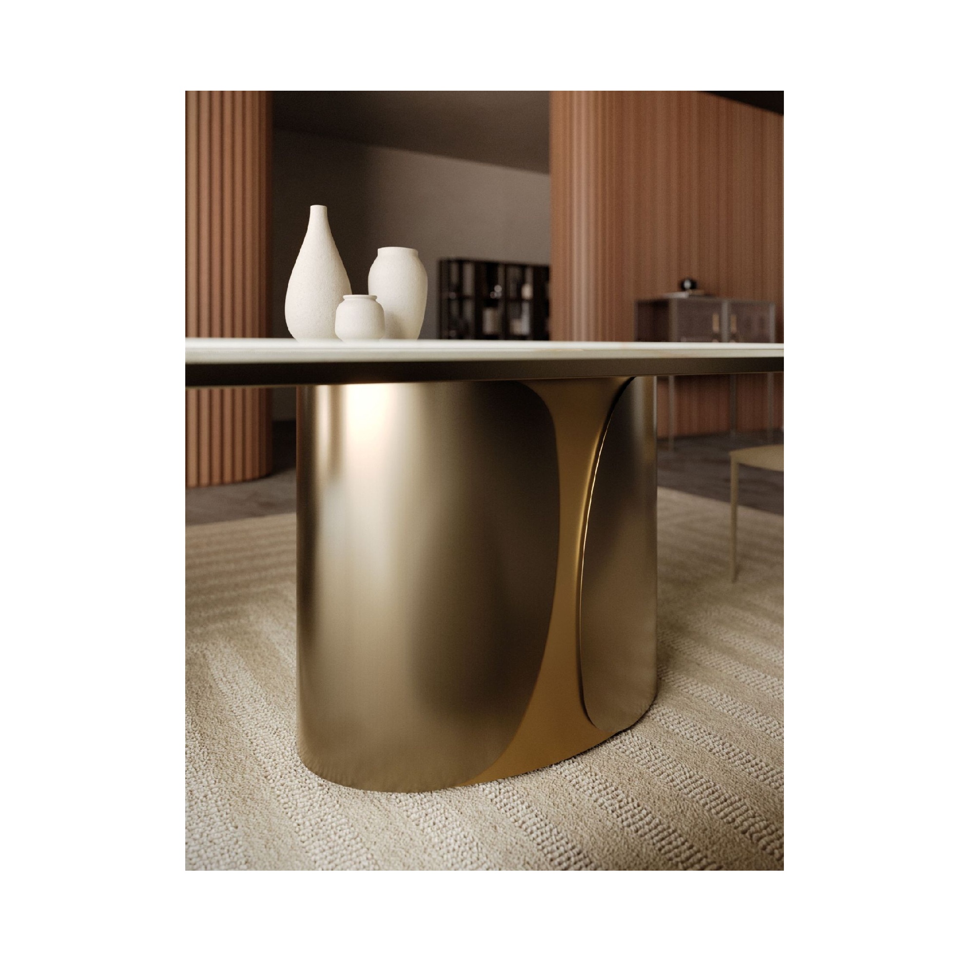Talos Extending Barrel Dining Table
