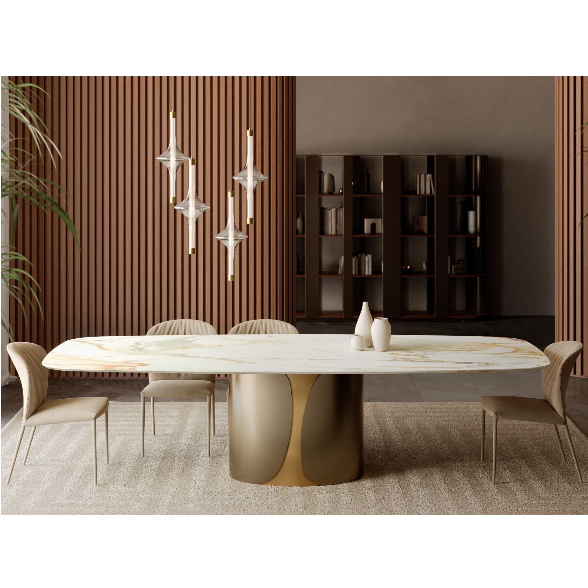 Talos Extending Barrel Dining Table