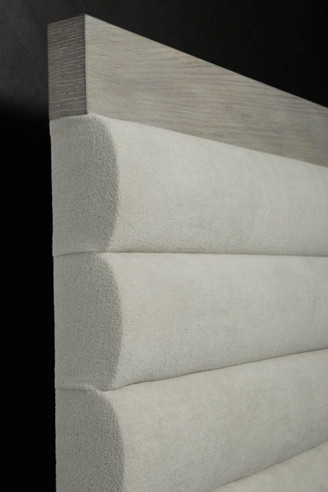 Linea Upholstered Panel Bed