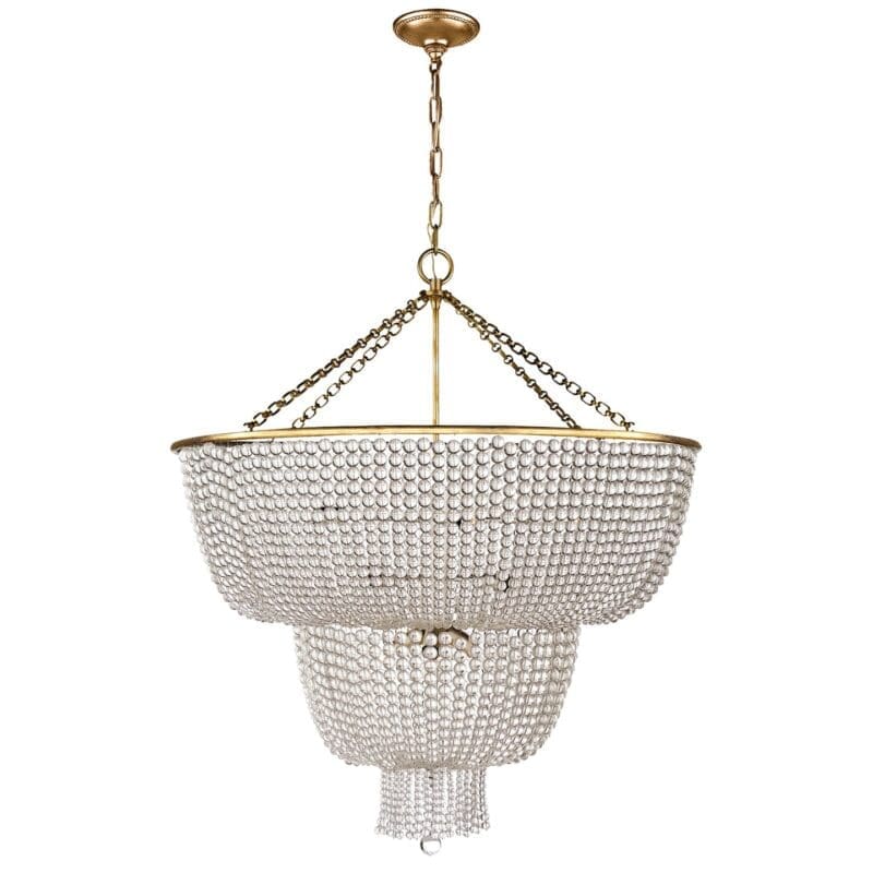 Jacqueline Two-Tier Chandelier - Avenue Design high end lighting in Mon