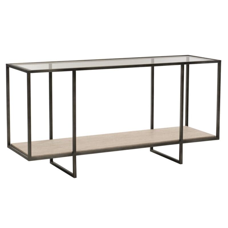 Harlow Metal Console Table - Avenue Design high end furniture in Montreal