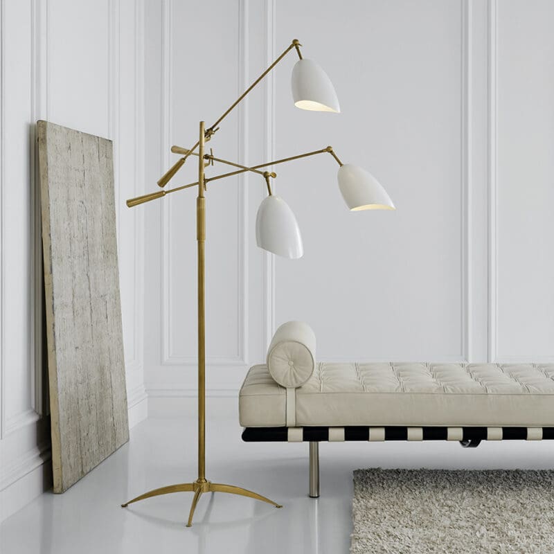 Sommerard Triple Arm Floor Lamp - Avenue Design high end lighting in Montreal