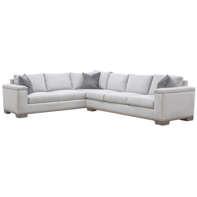 Créez votre propre style de sectional avec le programme de rembourrage personnalisé Michael Weiss Abingdon.