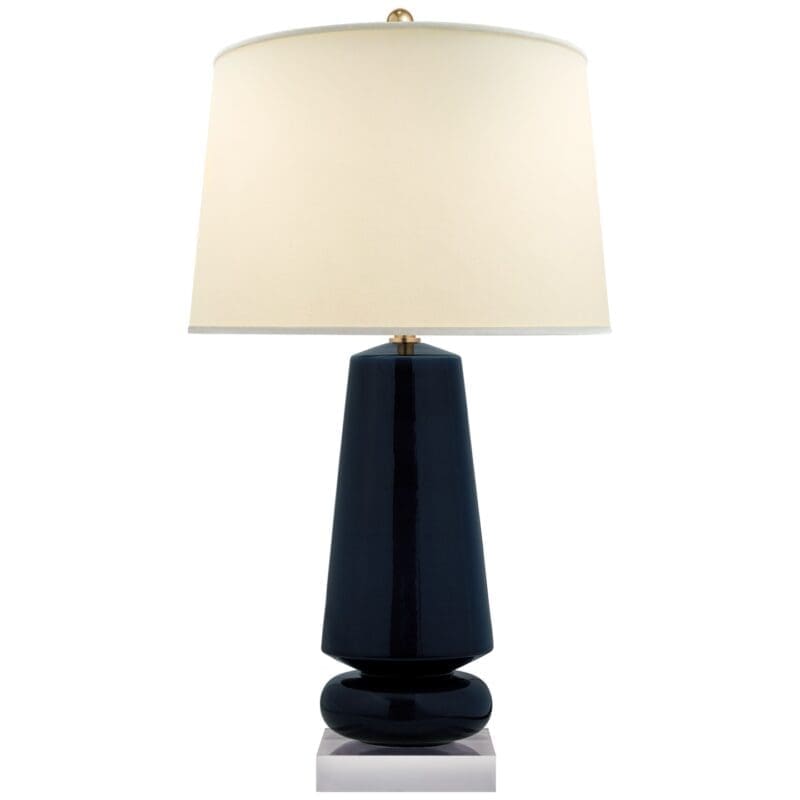 Lampe de table Parisienne avec abat-jour en percale