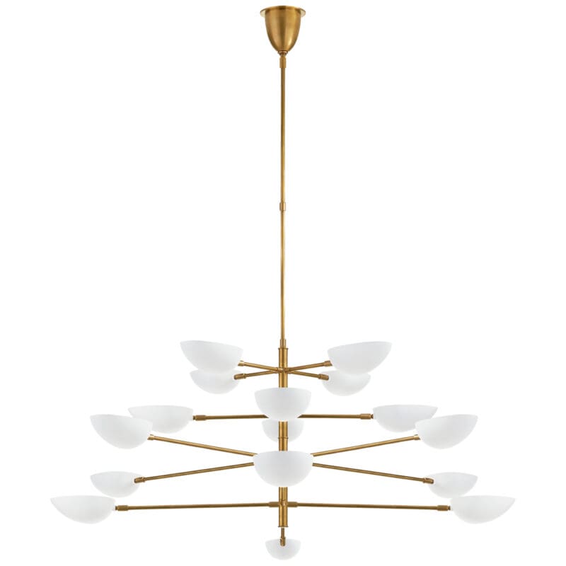 Graphic Grande Four-Tier Chandelier - Avenue Design high end lighting in Montreal