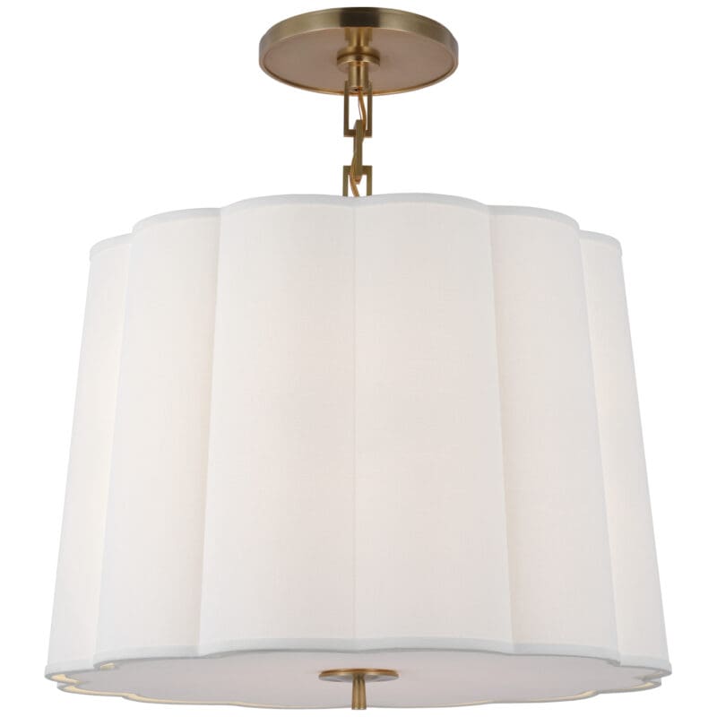 Simple Scallop Chandelier - Avenue Design high end lighting in Montreal