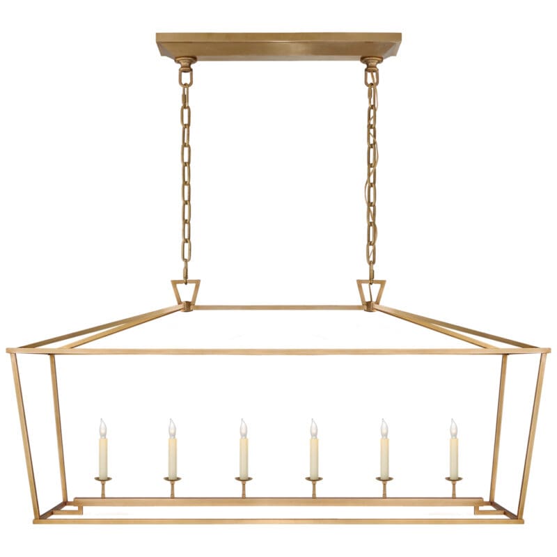 Darlana Large Linear Lantern - Avenue Design high end lighting in Montreal