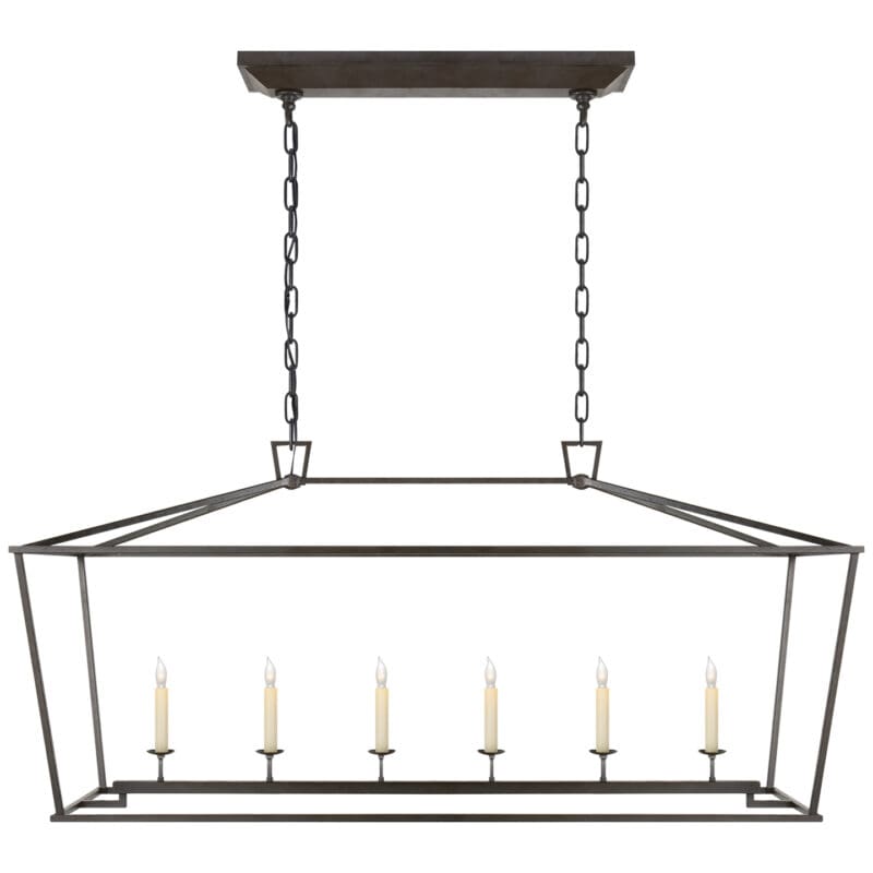 Darlana Large Linear Lantern - Avenue Design high end lighting in Montreal