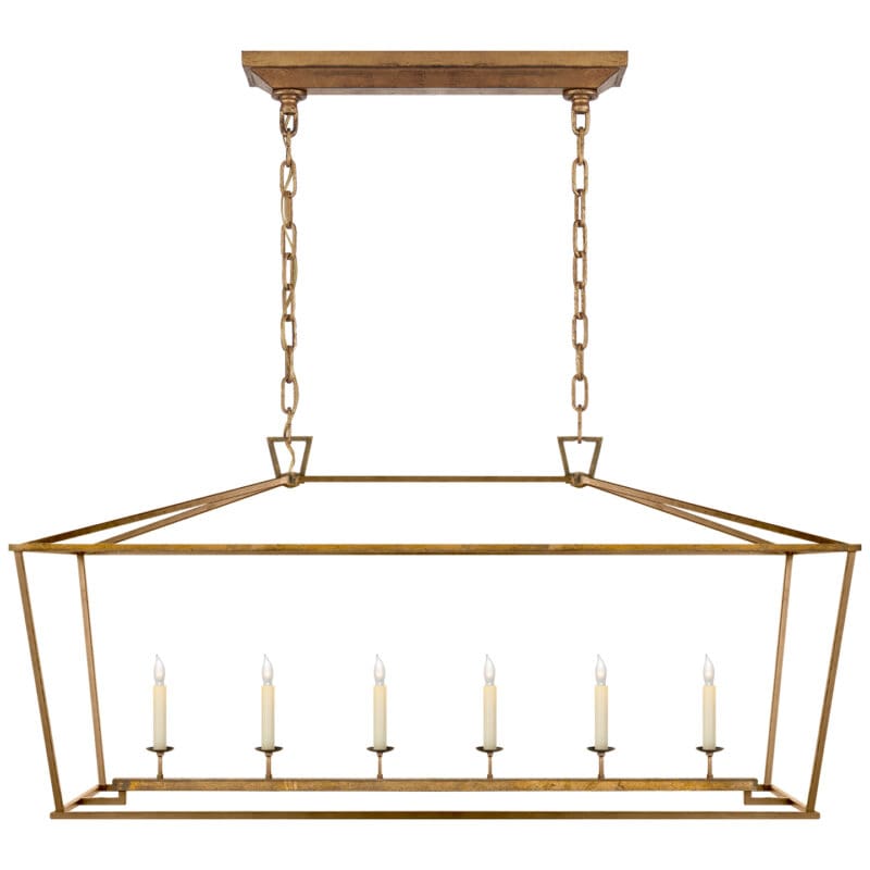 Darlana Large Linear Lantern - Avenue Design high end lighting in Montreal