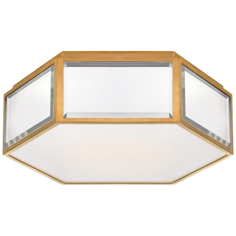 Bradford Small Hexagonal Flush Mount - Avenue Design high end lighting in Montreal