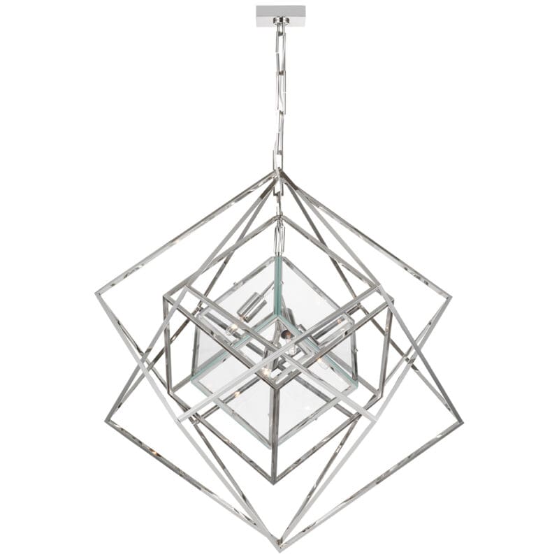 Cubist Medium Chandelier - Avenue Design high end lighting in Montreal