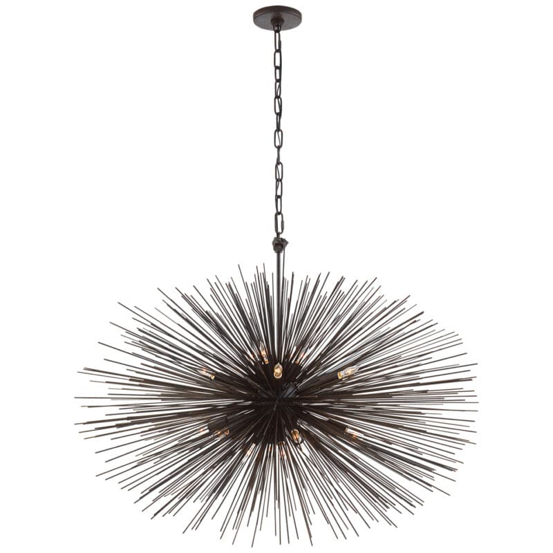 Strada Medium Oval Chandelier - Avenue Design high end lighting in Montreal