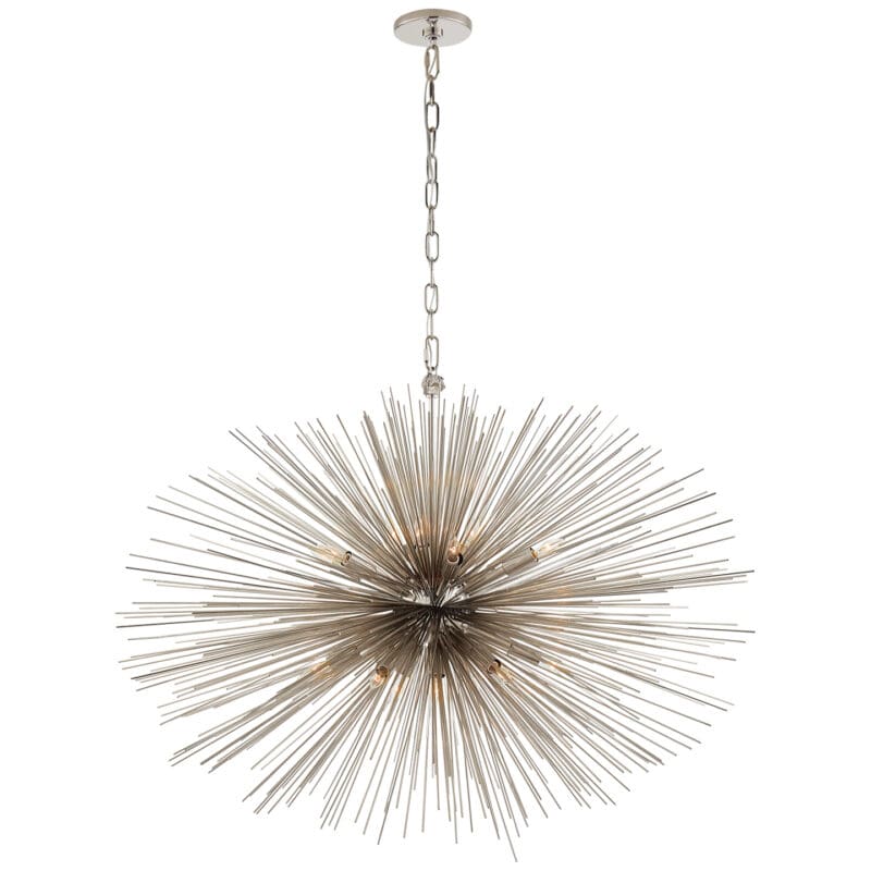 Strada Medium Oval Chandelier - Avenue Design high end lighting in Montreal