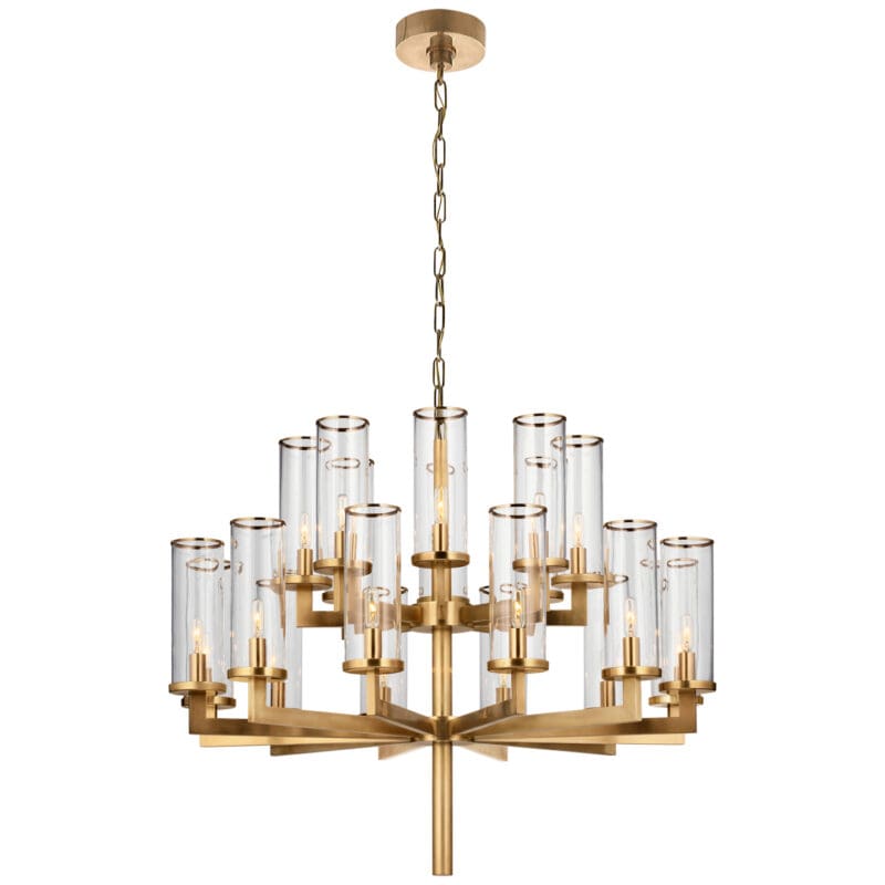 Liaison Double Tier Chandelier - Avenue Design high end lighting in Montreal