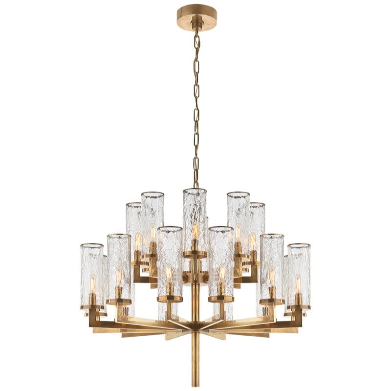 Liaison Double Tier Chandelier - Avenue Design high end lighting in Montreal